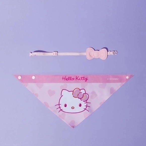 Hello Kitty Pet Bandana and Bow Set - Picture 7 of 7